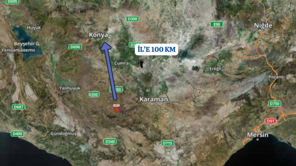KONYA GÜNEYSINIR HABİLLER KÖYÜNDE 4.648 M² BAĞ SATILIKTIR - KONYA GÜNEYSINIR fotoğraf 7